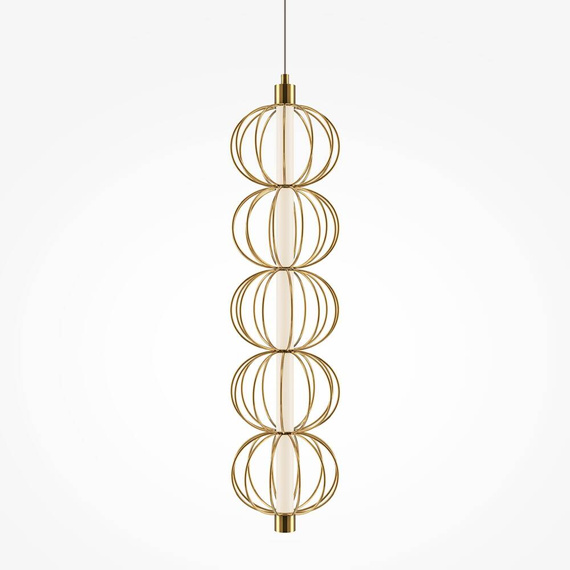 Maytoni Lampa wisząca Golden Cage MOD216PL-L10G3K