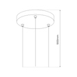 Lampa Sufitowa Milagro Maq ML0443
