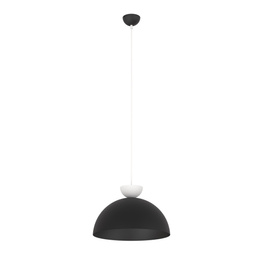 Lampa Wisząca Emibig Lunaro 1l Bl Black/White (1472/1L)