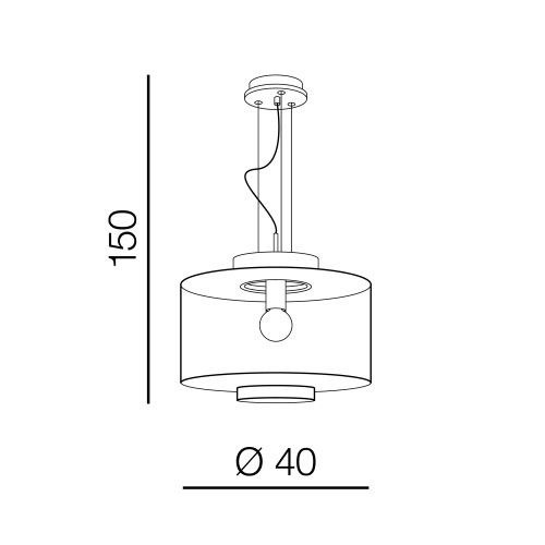Lampa wisząca Azzardo Sorel AZ3343