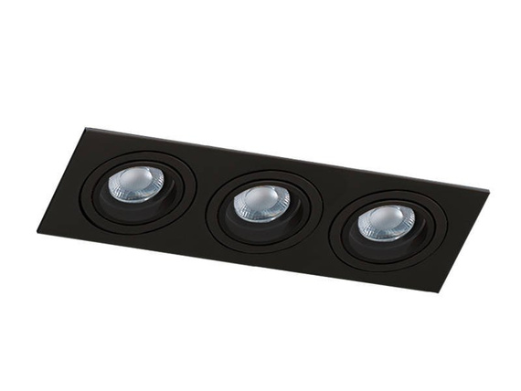 Oprawa wpuszczana CARO 3 S AZ2440 Azzardo Czarna