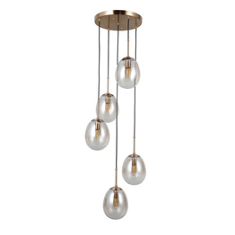 Italux Żyrandol Meolo PND-40825-5-GD