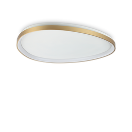 Plafon Ideal Lux Gemini Pl D081 On-off Ottone 4000k 372112