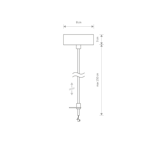 Zawieszenie do szynoprzewodów Nowodvorski Profile Power Supply Kit 9238