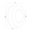 Lampa Ścienna Argon Tevo 8809