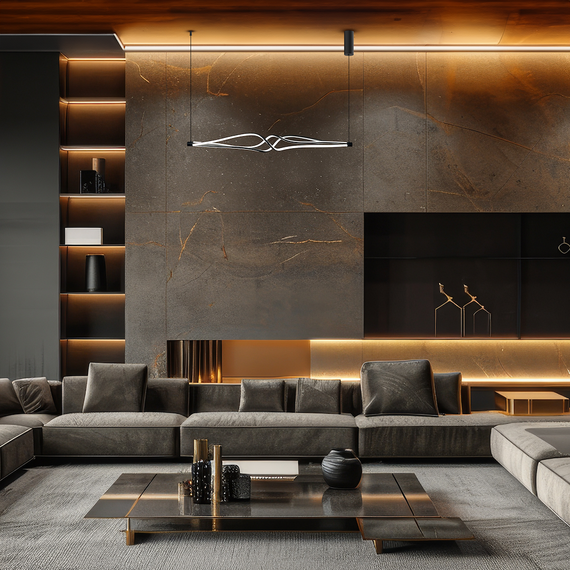 Lampa wisząca nowoczesna Milagro Twister ML1189