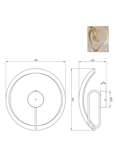 Lampa Sufitowa Zuma Line Velenne 003064-034715