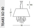 Lampa wisząca Evi Style TEARS SO 80