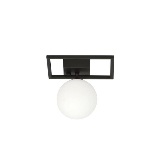 Lampa sufitowa IMAGO 1E BLACK/OPAL czarny (1130/1E) - Emibig