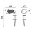 Lampa punktowa Novolux 485A-G21X1A-04 Abbi