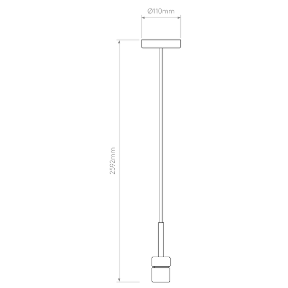 Żyrandol Astro Pendant 1184022