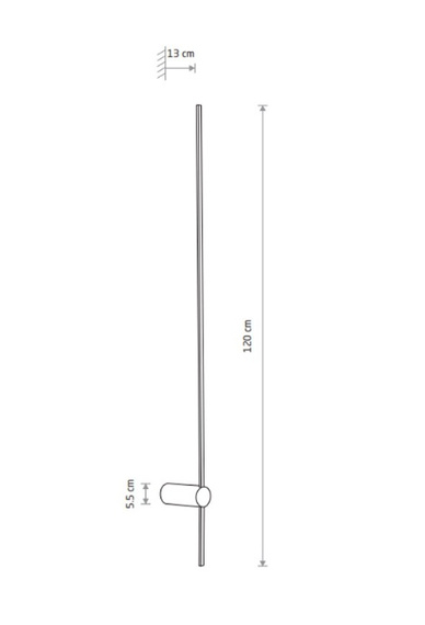 Nowodvorski Saber 10314 L 3000K Kinkiet 