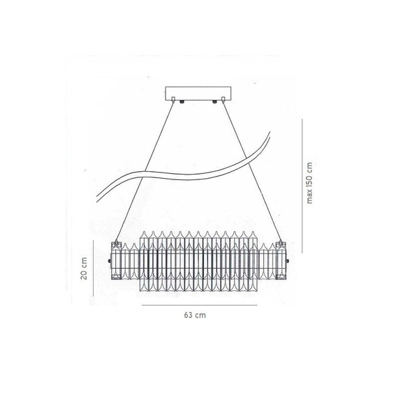 Lampa Wisząca Berella Light Puerto 60 cm BL0077