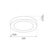 Plafon Milagro Evora ML1790