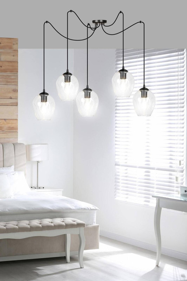 Zwis LEVEL 5 BL TRANSPARENT czarny (756/5) - Emibig