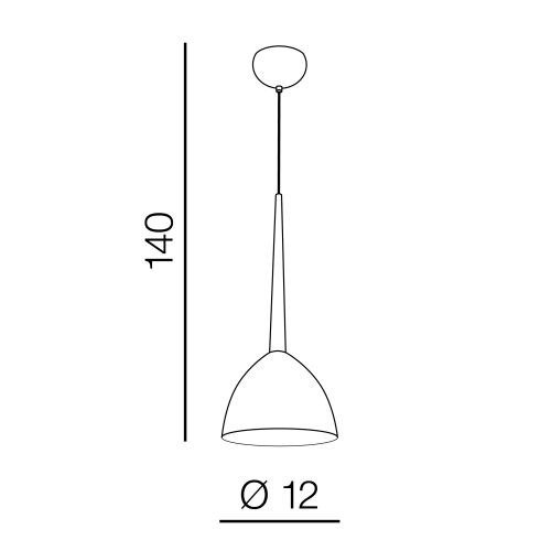 Lampa wisząca Azzardo Eliza 1 AZ3334