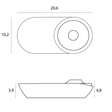 Spot MaxLight Vector C0268 10w Czarna