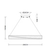 Lampa Wisząca Berella Light Kiki 80 BL5611