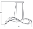 Lampa Wisząca Azzardo Twist Pendant 3-STEP DIMM GO AZ5734