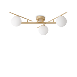 Plafon Ideal Lux Atlas Pl3 Oro 311340