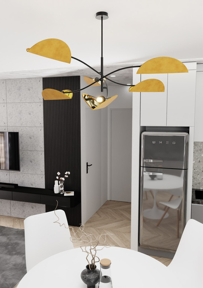 Plafon Emibig Lotus 6 Bl Mustard (1460/6)