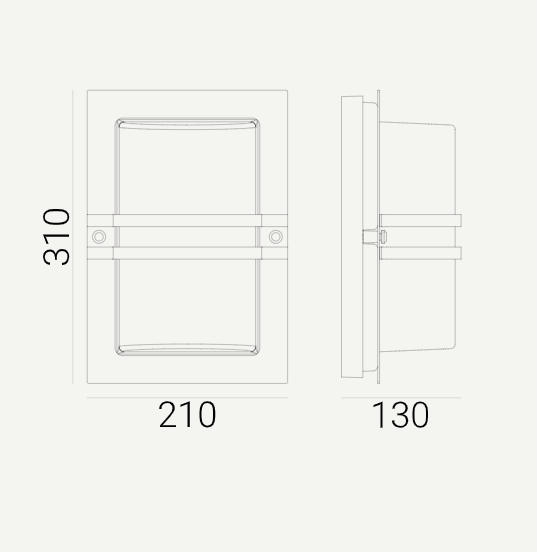 Norlys Basel Kinkiet zewnętrzny 661BL