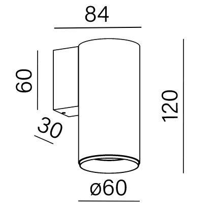 AQform 26509-M930-W1-00-13 Pet Oprawa ścienna
