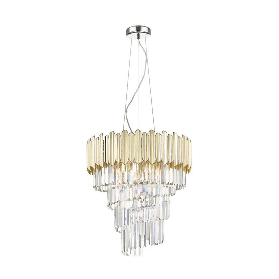 Lampa wisząca Złota Zuma Line Gladius P0535-06C-F4J7
