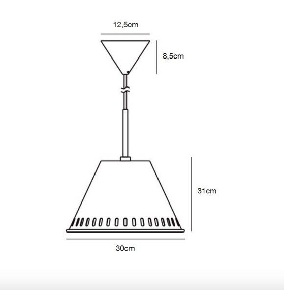 Lampa wisząca 2010353003 Nordlux Pine