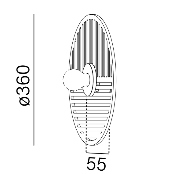 AQform IKI czarny kinkiet 26561-0000-U8-PH-G2