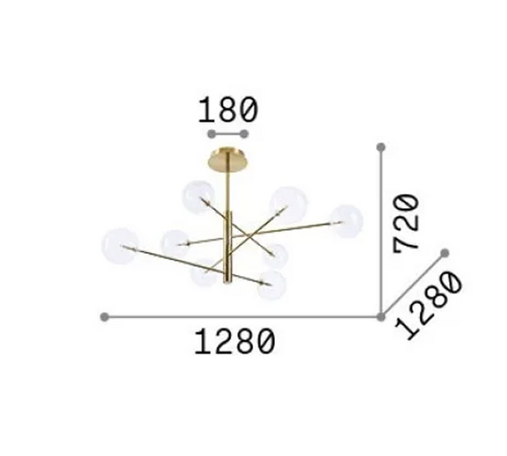 Ideal Lux Equinoxe Lampa wisząca 345420