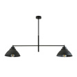 Wisząca lampa MAVERICK 2 BLACK czarny (1211/2) - Emibig
