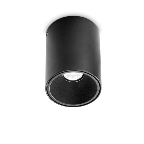 Ideal Lux Nitro Pl Round D10 Nero 3000k Plafon 322711