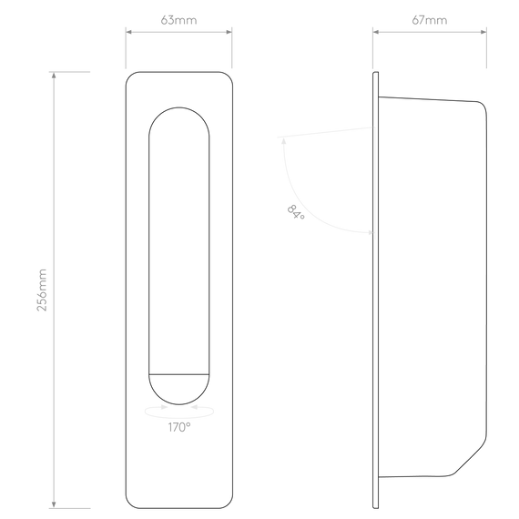 Lampa Ścienna Astro Keta 1437022