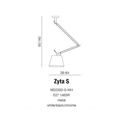 Oprawa sufitowa Azzardo ZYTA  AZ2298+AZ2602