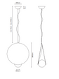Zwis Fabbian Akoya F61 A81 21