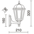 Kinkiet zewnętrzny Novolux Bambo 024A-G05X1A-02
