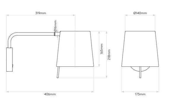 Kinkiet Astro Mitsu Swing Arm 1394002+5018033