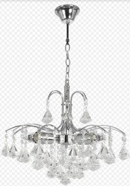Lampa Wisząca kryształowa Elem Monte Carlo 6246/3 8C chrom