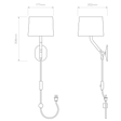 Kinkiet Astro Arbor 1479002