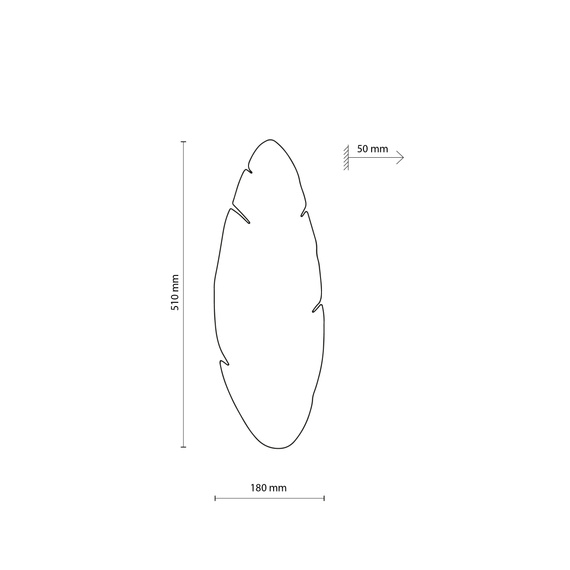 Lampa Ścienna TK Lighting Hoja 4678