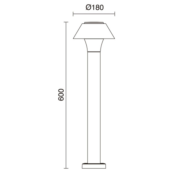 Lampa stojąca zewnętrzna Novolux Bucket H600 976C-L3110B-04