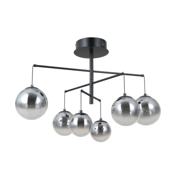 Italux Plafon PND-34381-6-BK Velada 