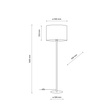 TK Lighting Umberto 16033 Lampa Stojąca