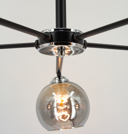 Żyrandol Elem Neapol 1859/5 8C BL