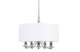 Zwis z białym abażurem Berella Light Adozo 5 BL0328