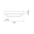 Lampa Sufitowa Milagro Evora ML1793