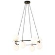 Lampa Wisząca Emibig Azura 8 Bl Opal (1295/8)