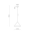 Żyrandol TK Lighting Cono 11375