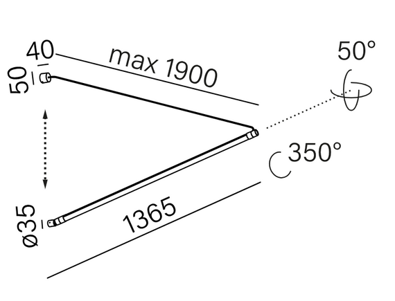 Lampa ścienna 26584-M942-D9-PH-12 AQForm Piper